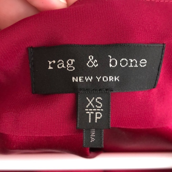 Rag & Bone Pink Silk Top w/ Cowl Neck - XS - Picture 4 of 4